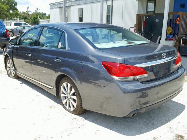 4T1BK3DB8BU409371 - 2011 TOYOTA AVALON BAS GRAY photo 3