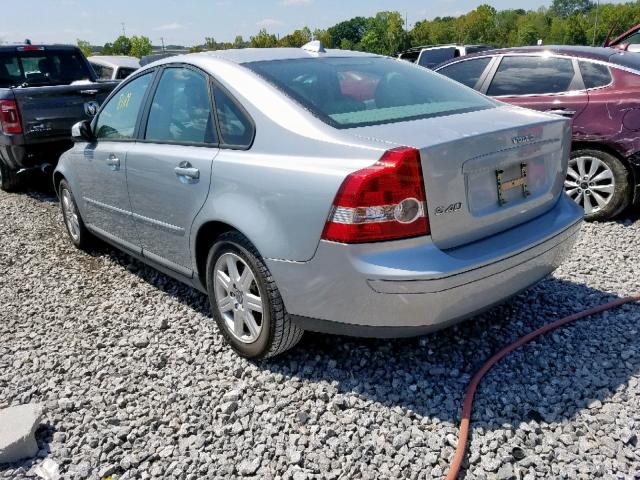 YV1MS382072277775 - 2007 VOLVO S40 2.4I SILVER photo 3