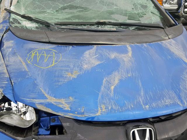 3HGGK5H81FM715764 - 2015 HONDA FIT EX BLUE photo 7