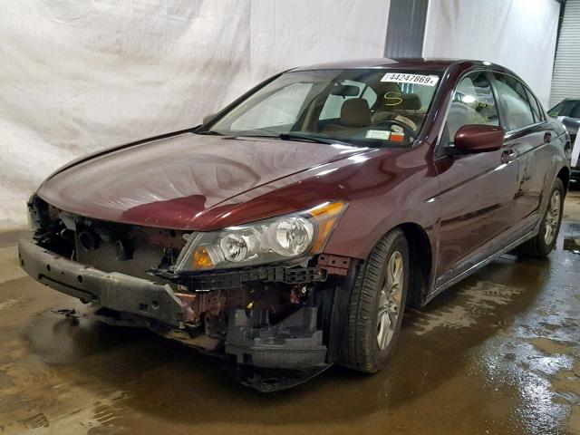 1HGCP2F44BA065785 - 2011 HONDA ACCORD LXP MAROON photo 2