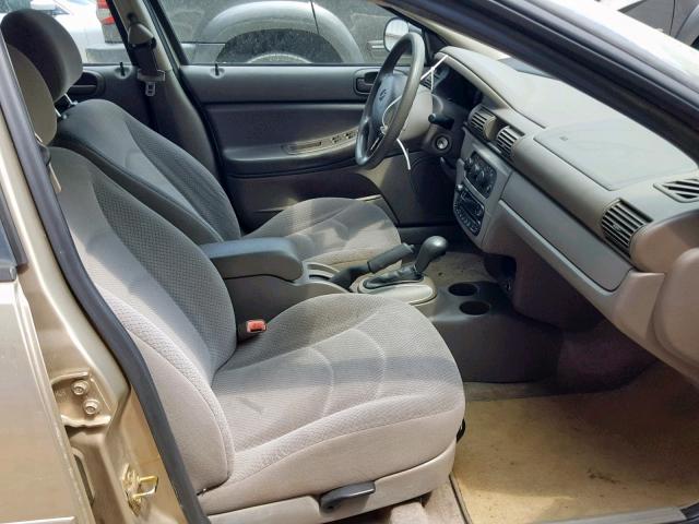 1B3EL36X14N326323 - 2004 DODGE STRATUS SE BEIGE photo 5