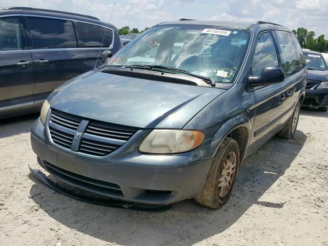 1D4GP25R65B157835 - 2005 DODGE CARAVAN SE GREEN photo 2