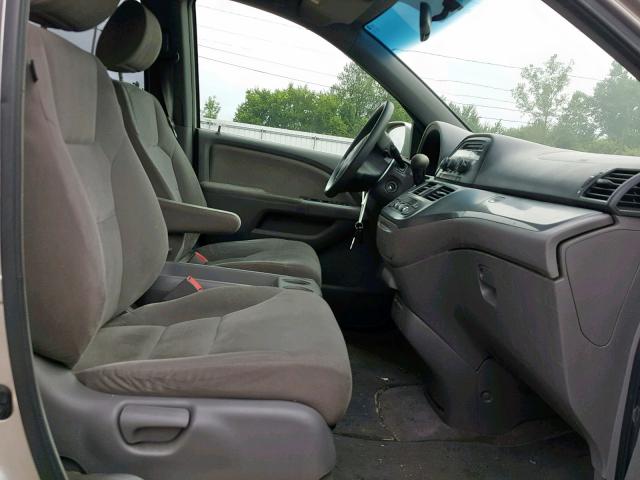 5FNRL38478B073340 - 2008 HONDA ODYSSEY EX SILVER photo 5