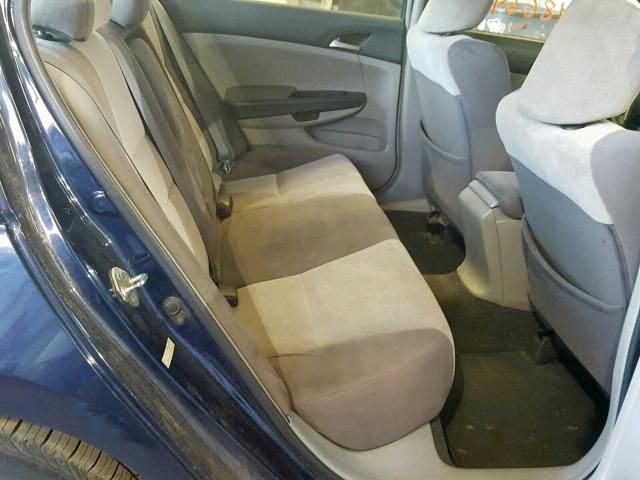 1HGCP26448A085771 - 2008 HONDA ACCORD LXP BLUE photo 6