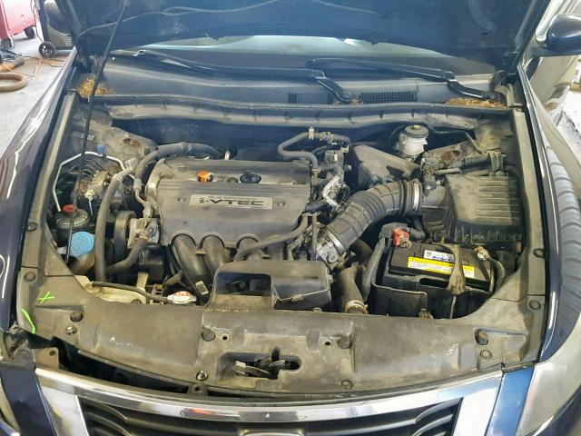 1HGCP26448A085771 - 2008 HONDA ACCORD LXP BLUE photo 7