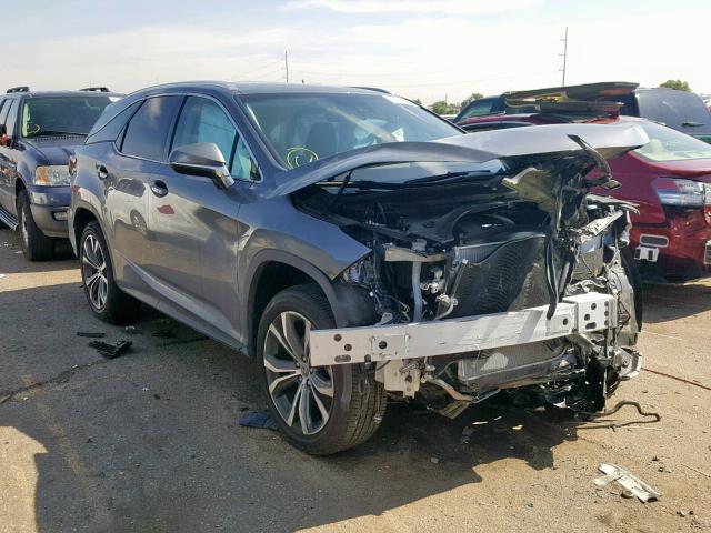 JTJDZKCAXK2016038 - 2019 LEXUS RX 350 L GRAY photo 1