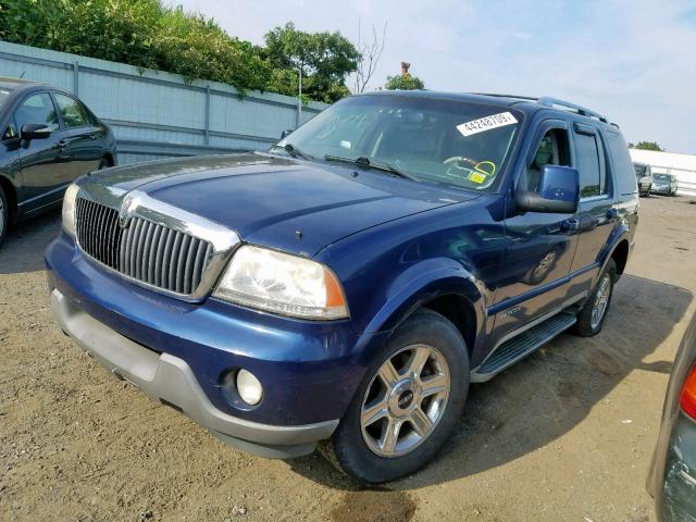 5LMEU88H94ZJ18920 - 2004 LINCOLN AVIATOR Mavi foto 2