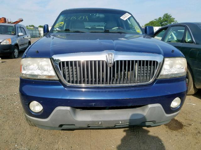 5LMEU88H94ZJ18920 - 2004 LINCOLN AVIATOR Mavi foto 9