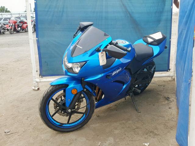 JKAEXMJ148DA05784 - 2008 KAWASAKI EX250 J BLUE photo 2