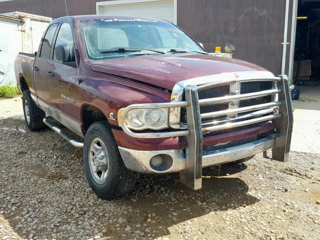 3D7KU28CX3G843216 - 2003 DODGE RAM 2500 S Tünd qırmızı foto 1