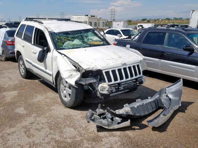 1J8GS48K78C231552 - 2008 JEEP GRAND CHER WHITE photo 1