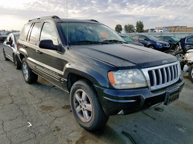 1J4GX58N54C178864 - 2004 JEEP GRAND CHER BLACK photo 1