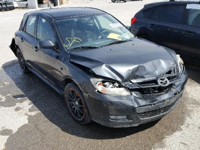 JM1BK344281792532 - 2008 MAZDA 3 HATCHBAC BLACK photo 1