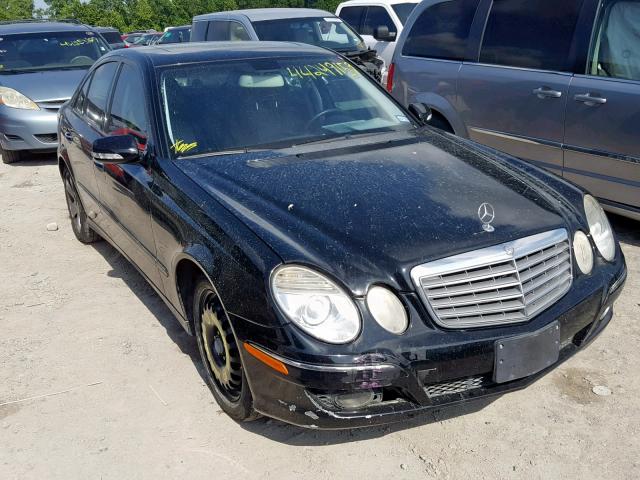 WDBUF72X57B080718 - 2007 MERCEDES-BENZ E 550 BLACK photo 1