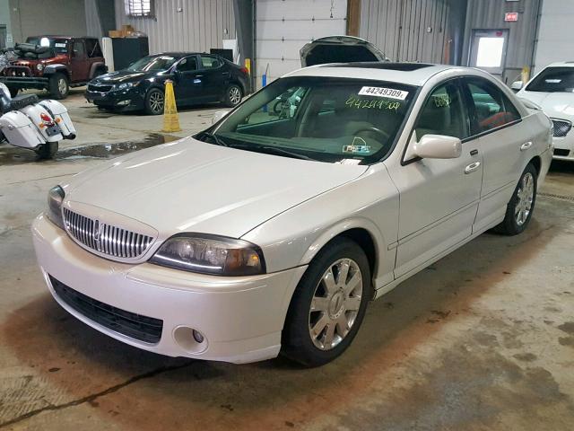 1LNFM87A96Y606107 - 2006 LINCOLN LS WHITE photo 2