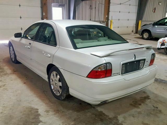 1LNFM87A96Y606107 - 2006 LINCOLN LS WHITE photo 3