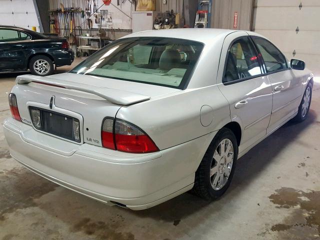 1LNFM87A96Y606107 - 2006 LINCOLN LS WHITE photo 4