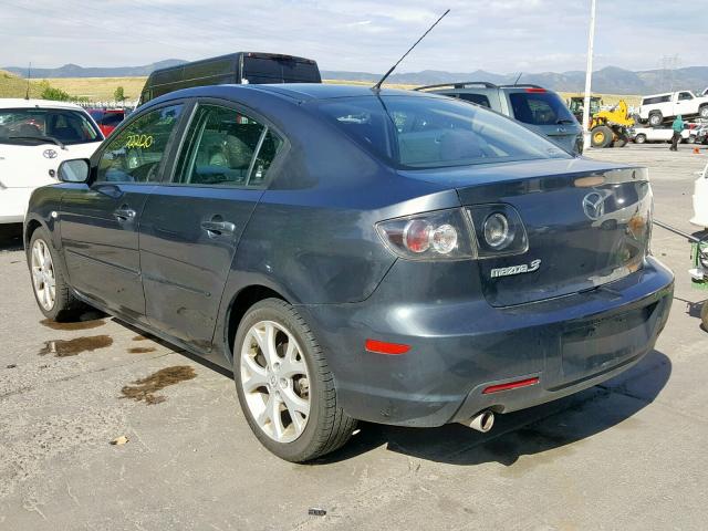 JM1BK32F681174232 - 2008 MAZDA 3 I GRAY photo 3