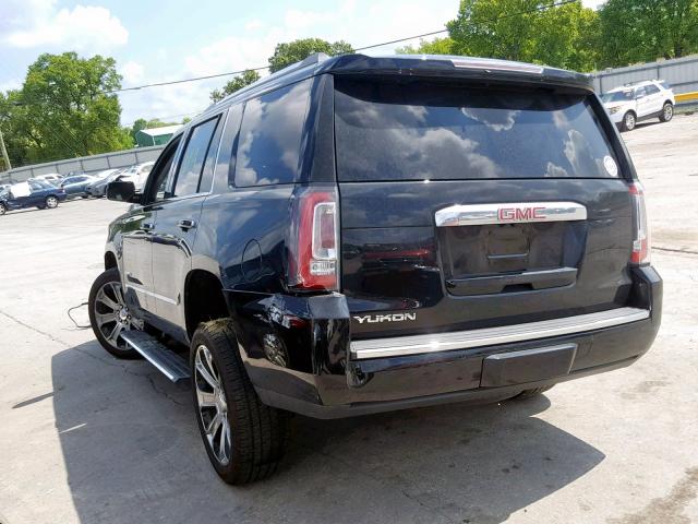 1GKS2CKJXJR291196 - 2018 GMC YUKON DENA BLACK photo 3