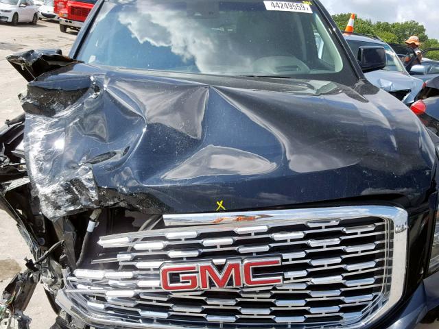 1GKS2CKJXJR291196 - 2018 GMC YUKON DENA BLACK photo 7