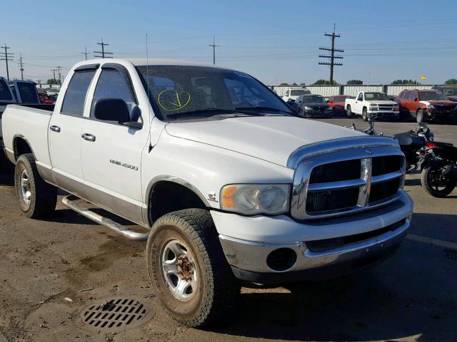 3D7KU28C54G236237 - 2004 DODGE RAM 2500 S WHITE photo 1