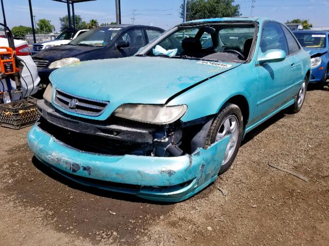 19UYA1252VL014746 - 1997 ACURA 2.2CL BLUE photo 2