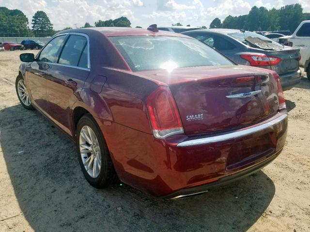 2C3CCAAG5KH501622 - 2019 CHRYSLER 300 TOURIN MAROON photo 3