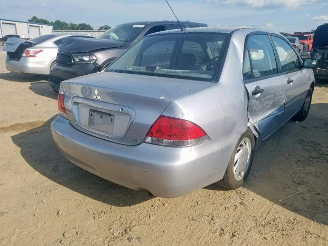 JA3AJ26E35U036733 - 2005 MITSUBISHI LANCER ES GRAY photo 4