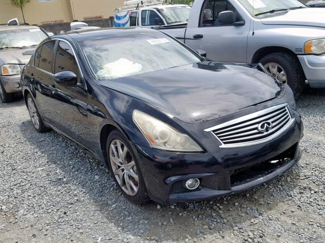 JN1CV6AP9AM202040 - 2010 INFINITI G37 BASE BLACK photo 1