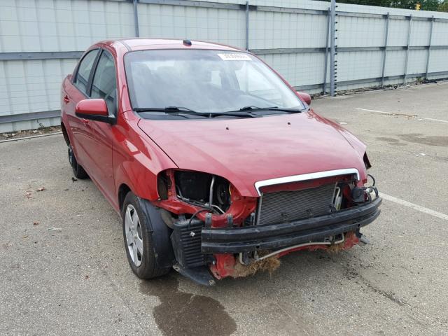 KL1TD5DE8BB155057 - 2011 CHEVROLET AVEO LS MAROON photo 1