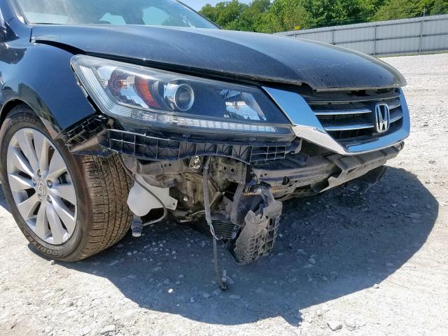 1HGCR2F85FA158723 - 2015 HONDA ACCORD EXL BLACK photo 9