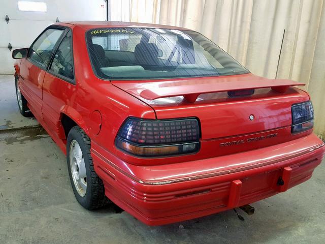 1G2WJ12M6SF312423 - 1995 PONTIAC GRAND PRIX 红色 照片 3