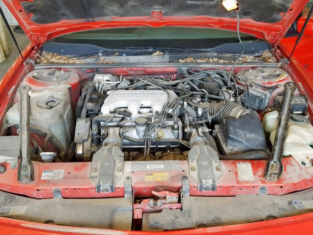 1G2WJ12M6SF312423 - 1995 PONTIAC GRAND PRIX 红色 照片 7