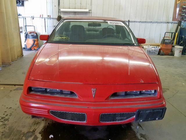 1G2WJ12M6SF312423 - 1995 PONTIAC GRAND PRIX 红色 照片 9