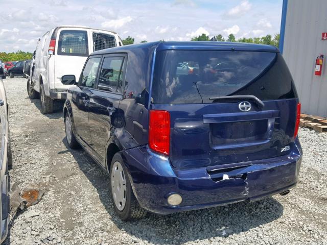 JTLKE50E181001803 - 2008 TOYOTA SCION XB 蓝色 照片 3