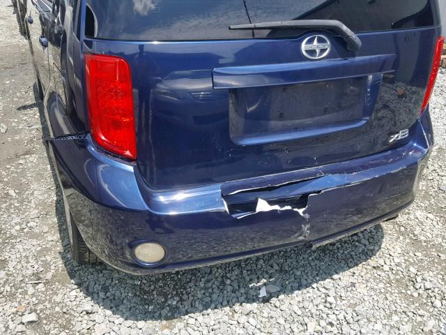 JTLKE50E181001803 - 2008 TOYOTA SCION XB 蓝色 照片 9