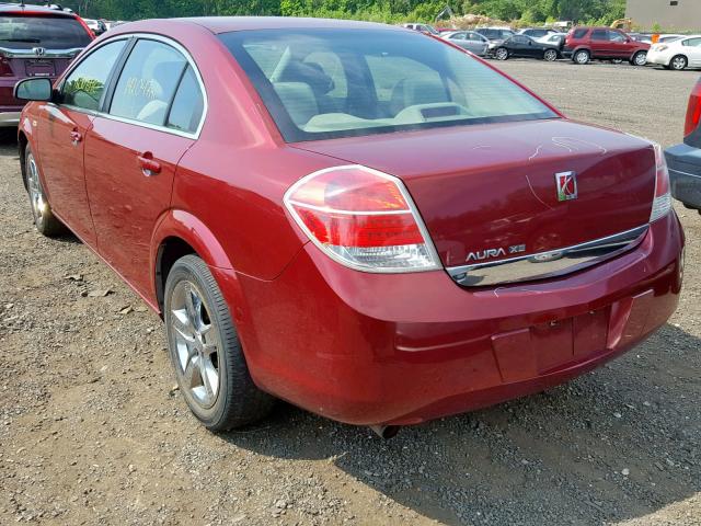 1G8ZS57B29F136172 - 2009 SATURN AURA XE RED photo 3