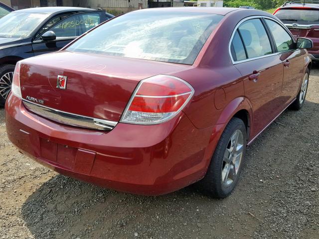 1G8ZS57B29F136172 - 2009 SATURN AURA XE RED photo 4