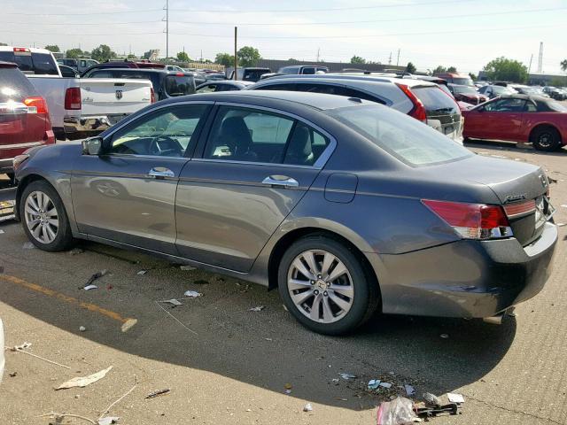 1HGCP3F81BA007464 - 2011 HONDA ACCORD EXL GRAY photo 3