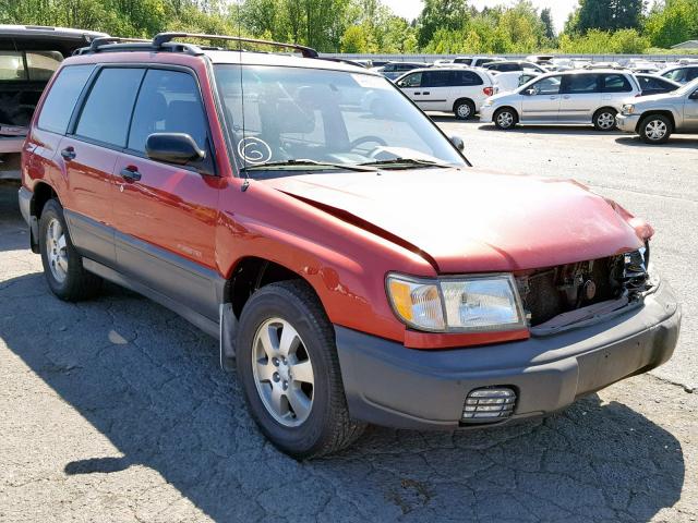 JF1SF6354XH747524 - 1999 SUBARU FORESTER L BURGUNDY photo 1