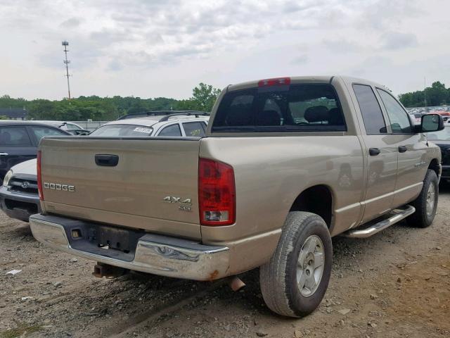 1D7HU18D34J184876 - 2004 DODGE RAM 1500 S BEIGE photo 4