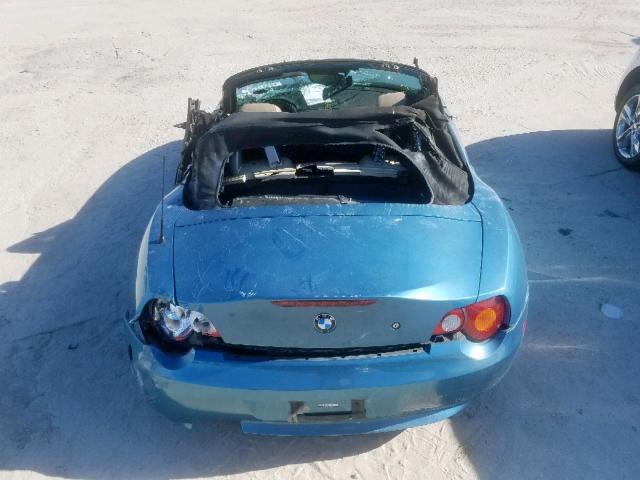 4USBT33413LS40929 - 2003 BMW Z4 2.5 BLUE photo 6