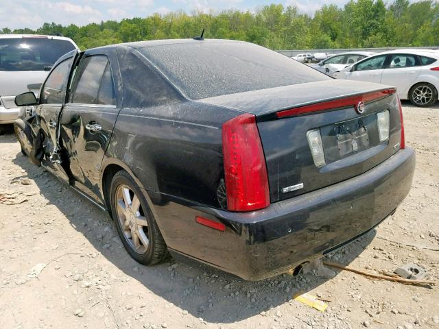 1G6DC67A880122551 - 2008 CADILLAC STS BLACK photo 3