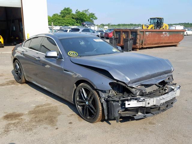 WBA6B4C58DD098581 - 2013 BMW 650 XI GRAY photo 1