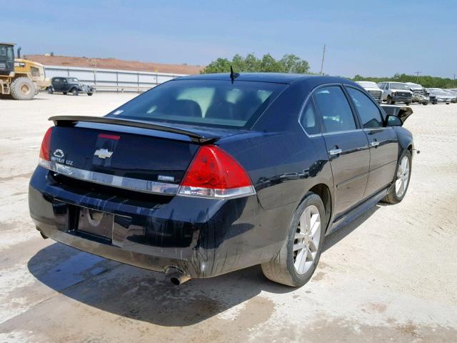 2G1WC5EM0B1160793 - 2011 CHEVROLET IMPALA LTZ BLACK photo 4