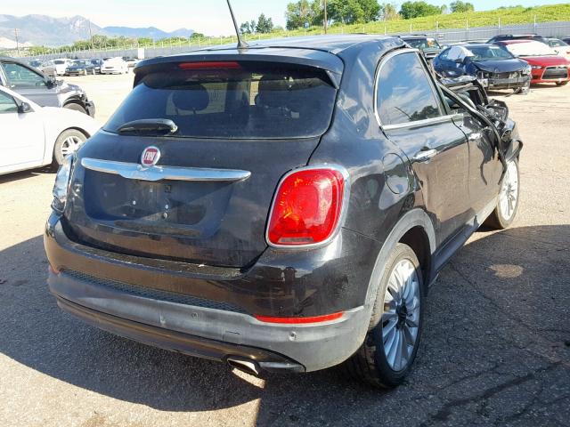 ZFBCFXDT1GP396971 - 2016 FIAT 500X LOUNG BLACK photo 4