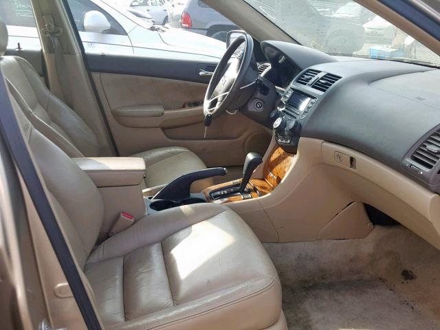 1HGCM66583A082700 - 2003 HONDA ACCORD GOLD photo 5