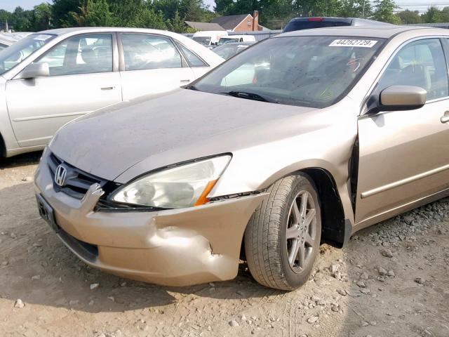 1HGCM66583A082700 - 2003 HONDA ACCORD GOLD photo 9