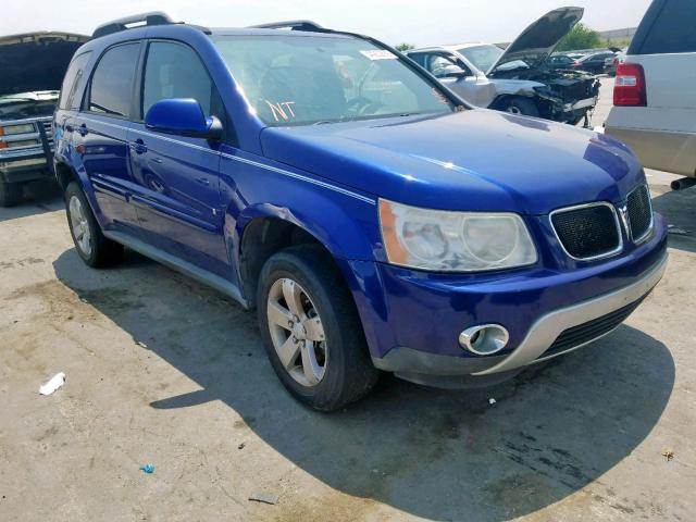 2CKDL63F276070377 - 2007 PONTIAC TORRENT BLUE photo 1