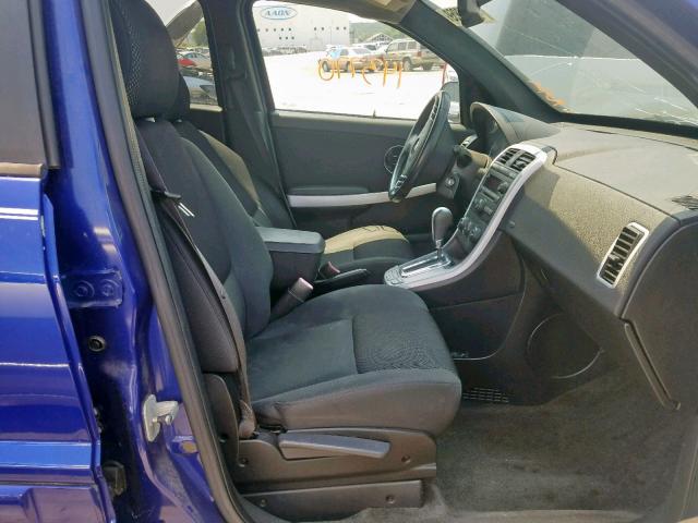 2CKDL63F276070377 - 2007 PONTIAC TORRENT BLUE photo 5